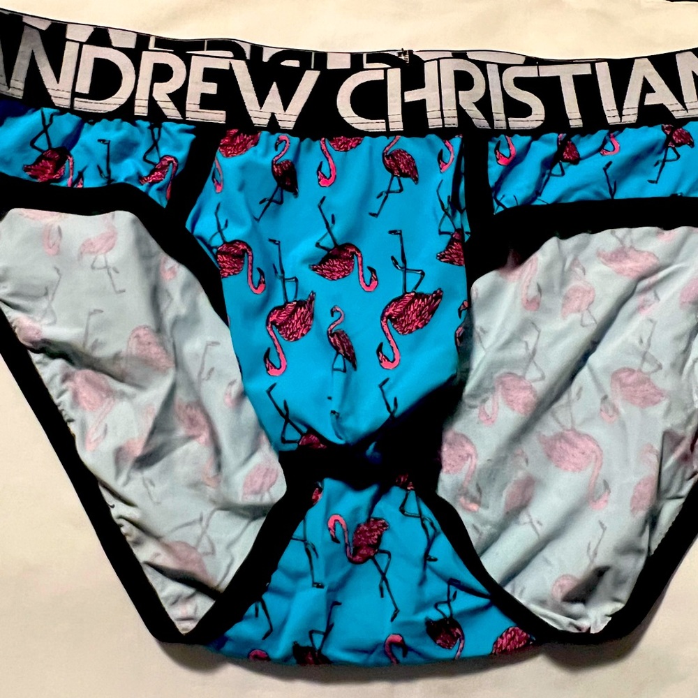 Andrew Christian brief w/ Flamingo